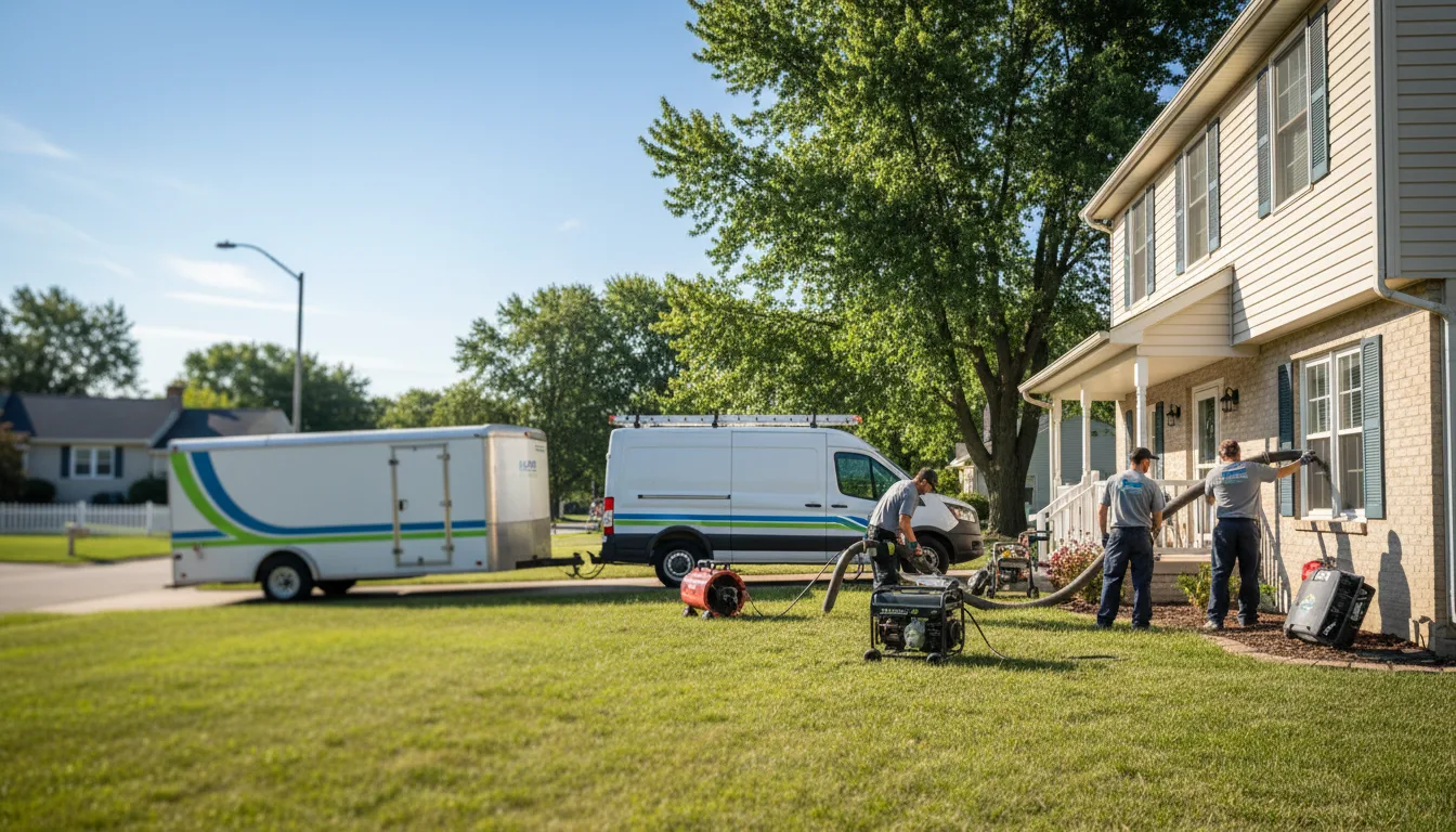 Flooded Basement Restoration And Cleanup With Repair in Cochrane, WI near me